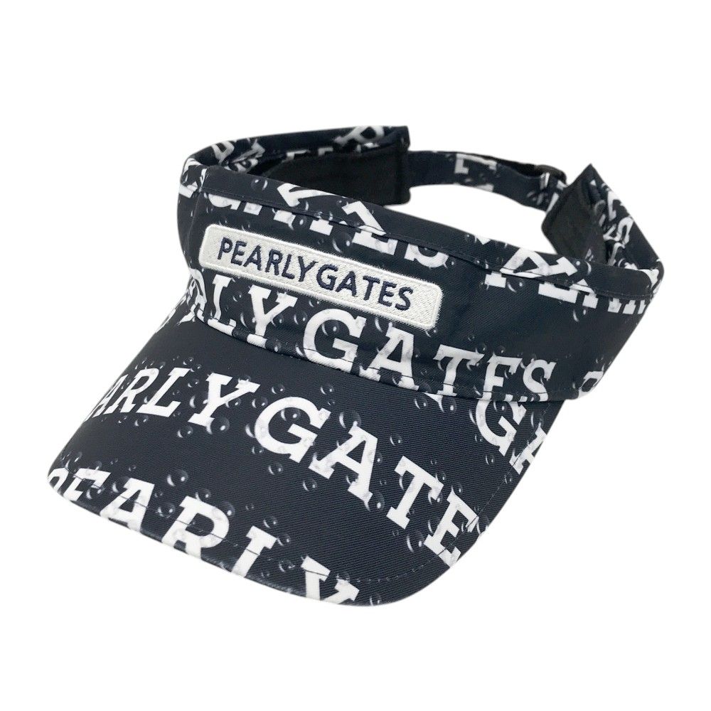Thumbnail of PEARLY GATES Sun Visor Logo Pattern Navy FR [240101509760] Golf Wear Stst