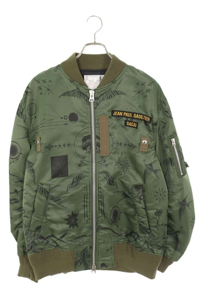 Jean Paul Gaultier blouson ゴルチエ 短丈 ブルゾン サカイ ×ジャンポールゴルチエ Jean Paul Gaultier 21AW 21