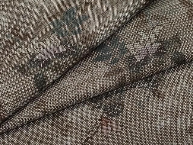 平和屋着物○本場大島紬 7マルキ 吉祥文 正絹 逸品 CAAY2818vf 平和屋着物