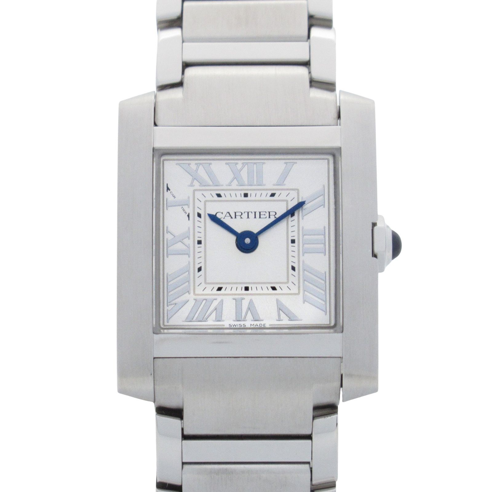 カルティエ CARTIER 腕時計 タンクフランセーズ SM WSTA0065 シルバー ステンレススチール タンクフランセーズ SM レディース Used A