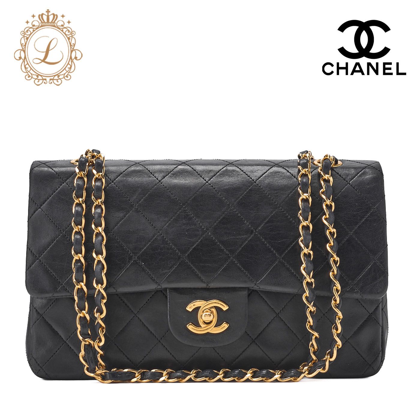 CHANEL シャネル ショルダーバッグ マトラッセ ダブルフラップ 25cm 