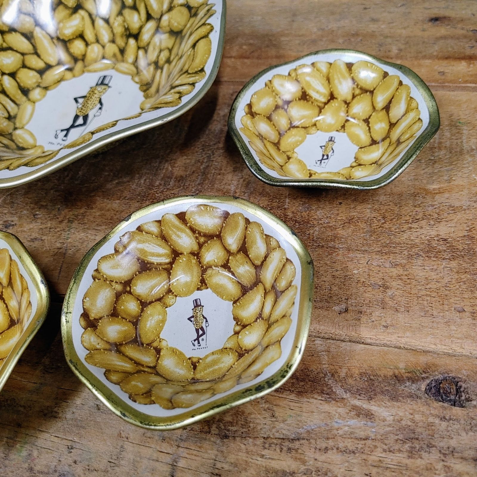 Mr.PEANUT ミスターピーナッツ トレイ 6皿セット 雑貨 - メルカリ