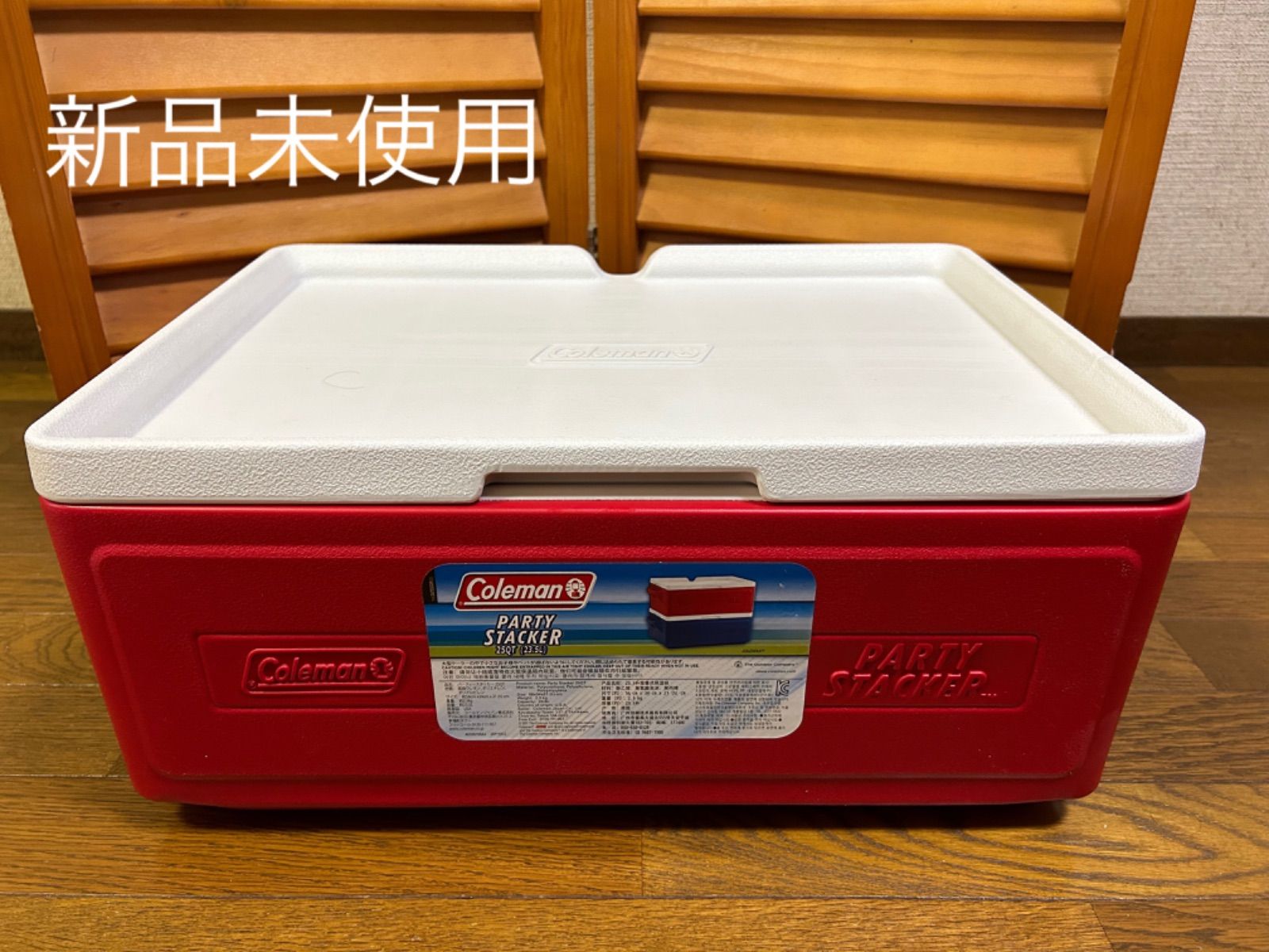 びーぷ様専用］コールマン クーラーボックス廃番品パーティスタッカー25QT(レッド)新品未使用 - メルカリ