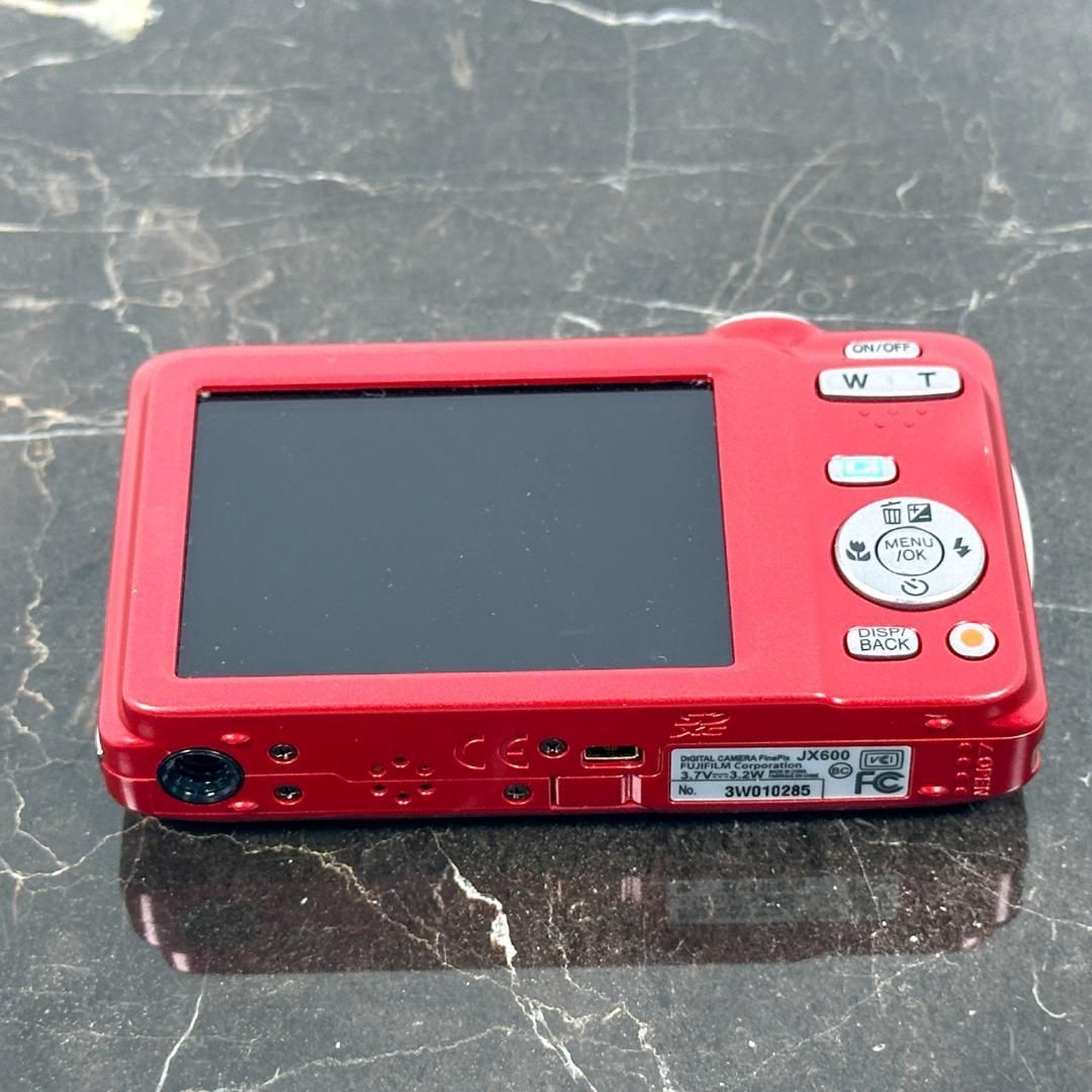 【美品】FUJIFILM FinePix JX600 レッド FUJIFILM（フジフイルム） 【中古】FUJIFILM 富士フイルム FINEPIX