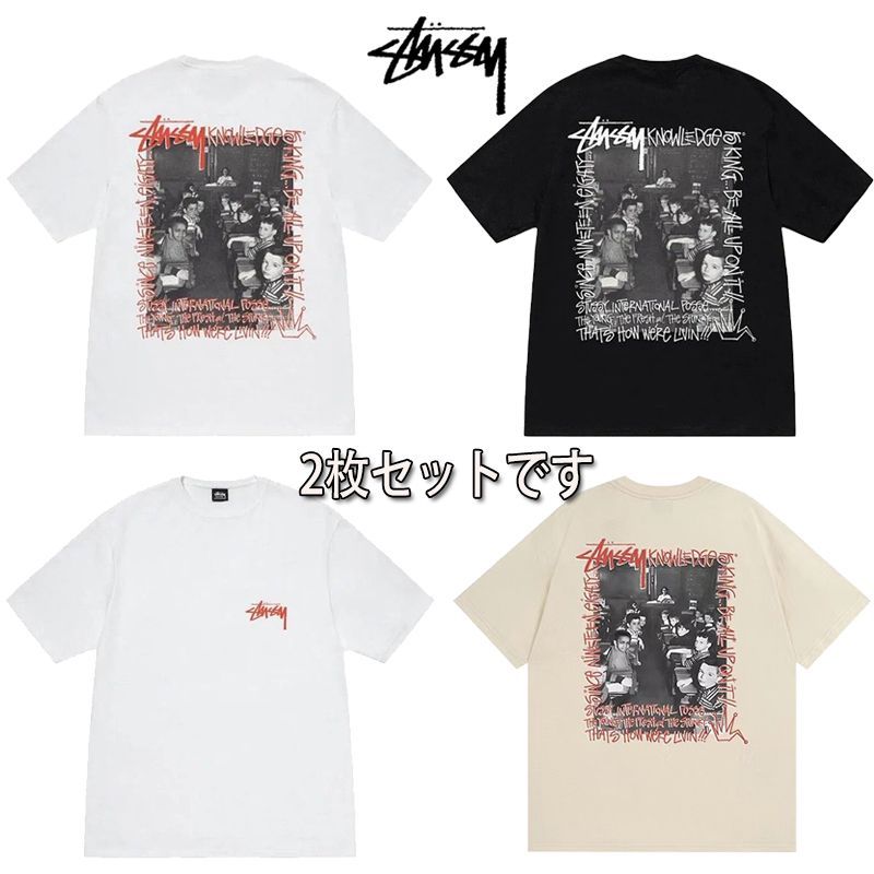 ★人気★【Stussy】★Stussy Classroom T-Shirt★Pepper★ Stussy - Classroom Tee - Pepper | available at LCD