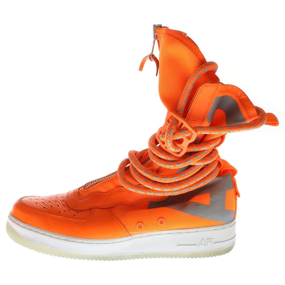 NIKE (ナイキ) SF AIR FORCE 1 HIGH TOTAL ORENGE AA1128-800 SFエア 