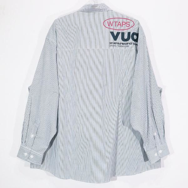 wtaps ボタンダウン ストライプ 長袖シャツ 03 【公式通販】