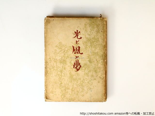 低価，HOT 光と風と夢　初版/中島敦/筑摩書房*36709 文学・小説