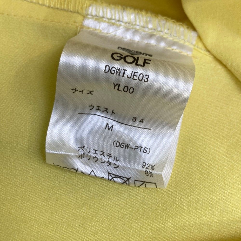 サイズ：64/M DESCENTE GOLF デサントゴルフ 2022年 プリーツスカート  イエロー系 [240101444031] ゴルフウェア レディース ストスト サイズ：64/M DESCENTE GOLF デサントゴルフ 2022年 プリーツ