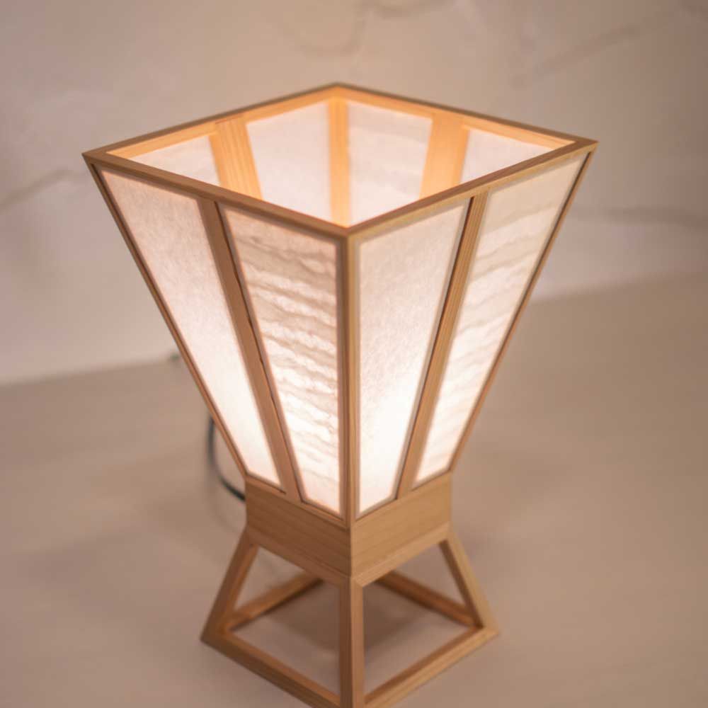 大人気，高品質 和風スタンドライト 行灯 杯 hai 高さ29cm 和紙模様