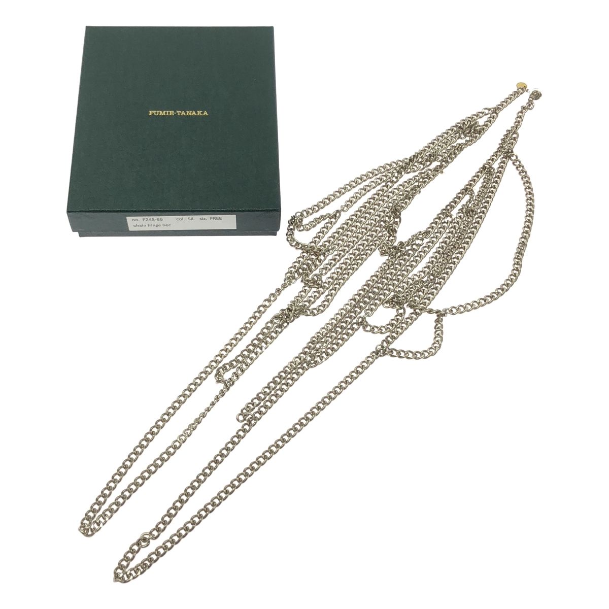 美品】 FUMIE=TANAKA / フミエタナカ | 2024AW | chain shoulder nec 