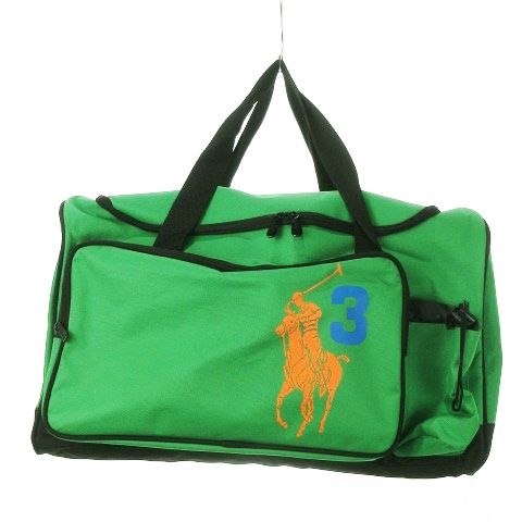 ラルフローレン RALPH LAUREN ダッフルバッグ ボストンバッグ 2way ショルダーバッグ ビッグポニー No.3 スポーツ 緑 グリーン |MN9 GY11