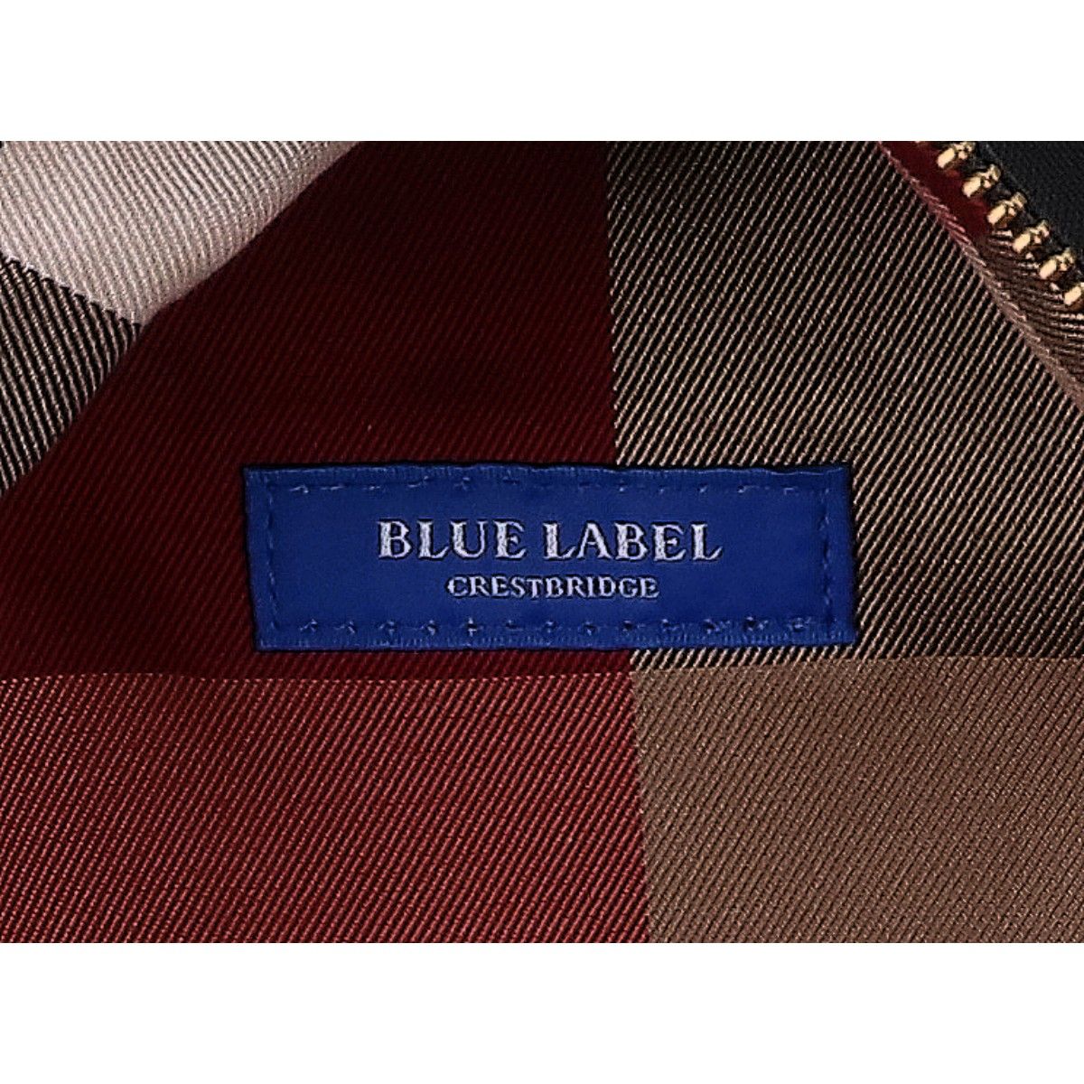 BLUE LABEL CRESTBRIDGE ブルーレーベルクレストブリッジ 【美品】55115-107-09 インサイドチェック ナイロン バックパック