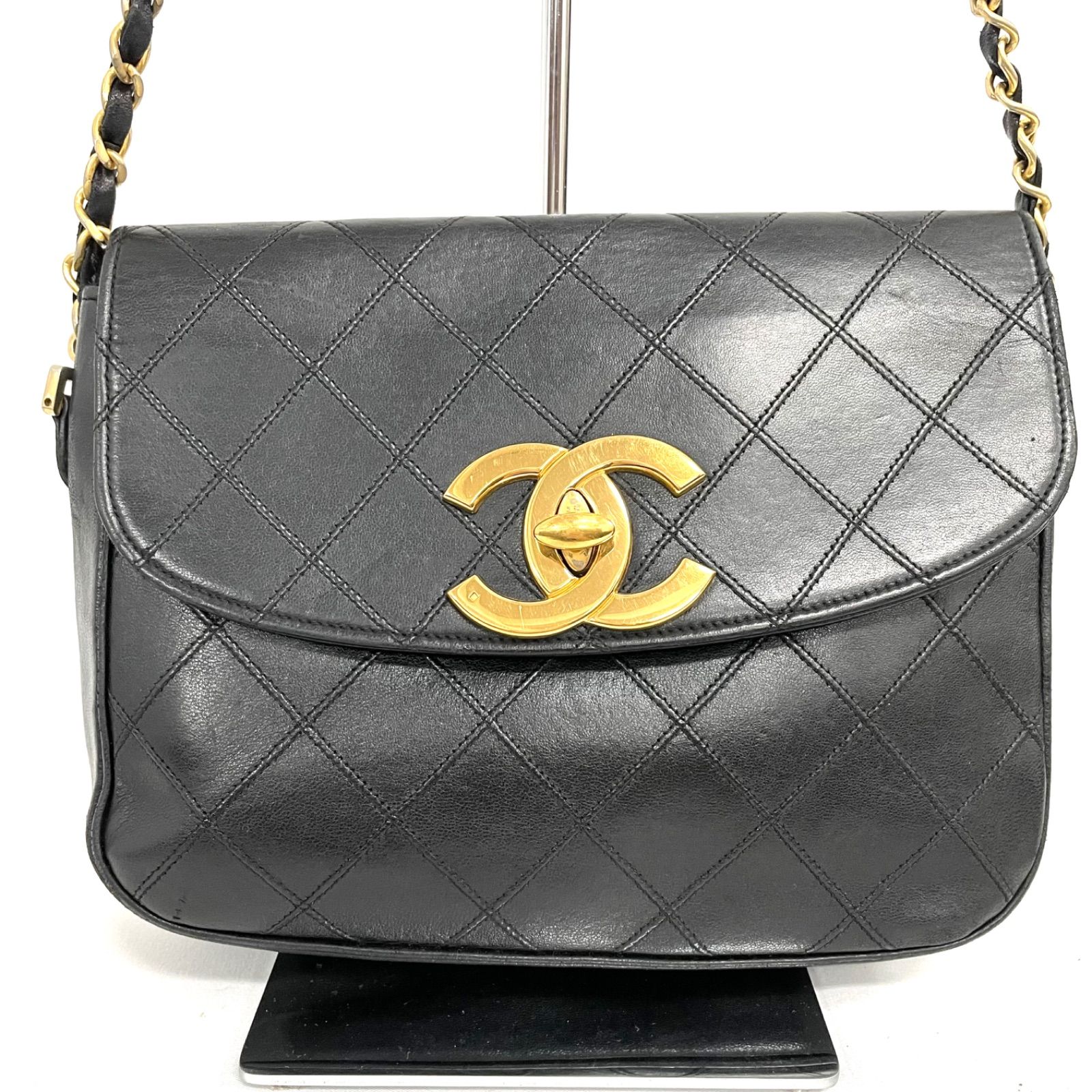 CHANEL シャネル ビコローレ ラムスキン チェーン ショルダー