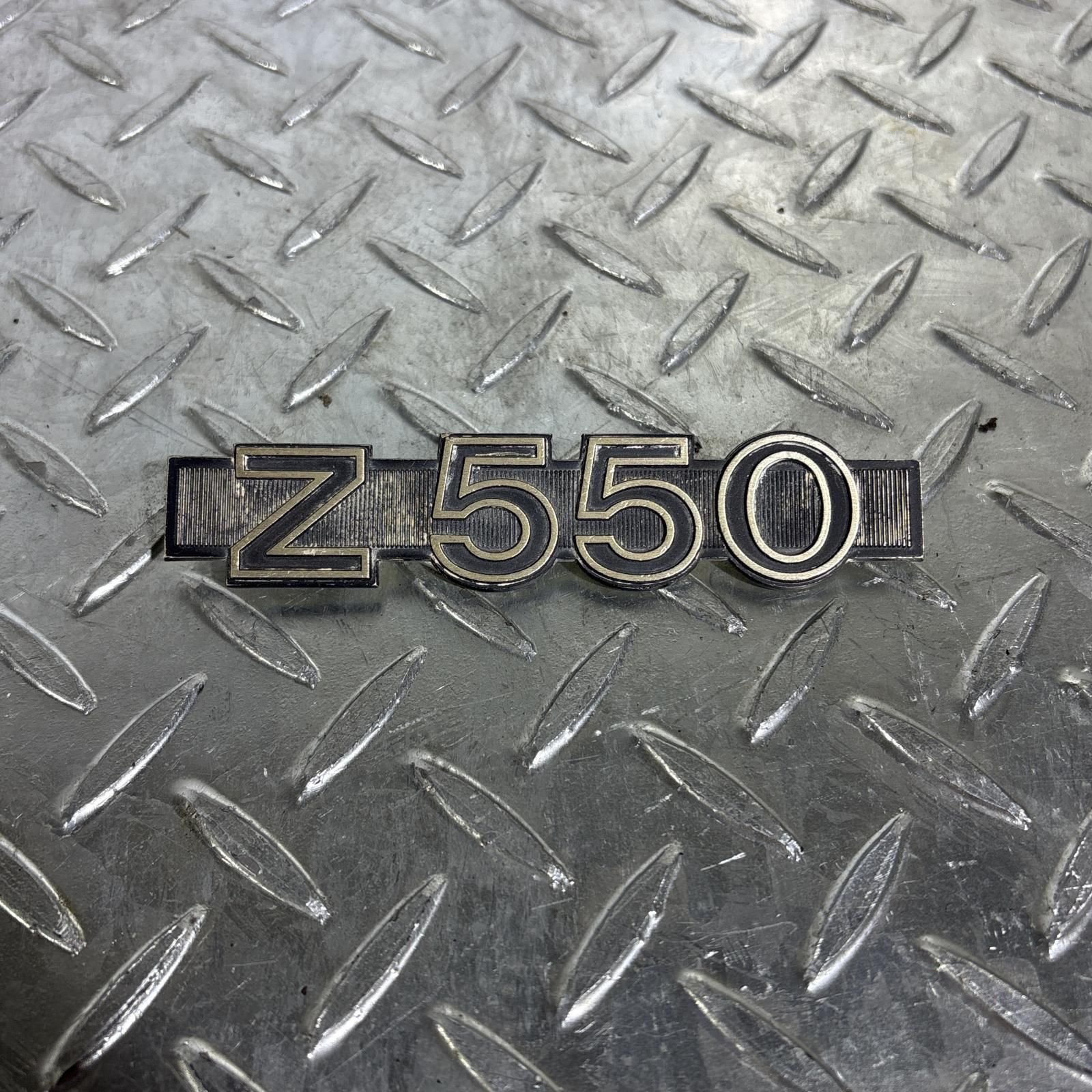 KAWASAKI Z550FX サイドカバーエンブレム 片側 カワサキ - メルカリ