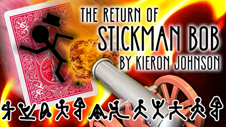 (フラッシュペーパーを使ったカード当てマジック）The Return of Stickman Bob by Kieron Johnson