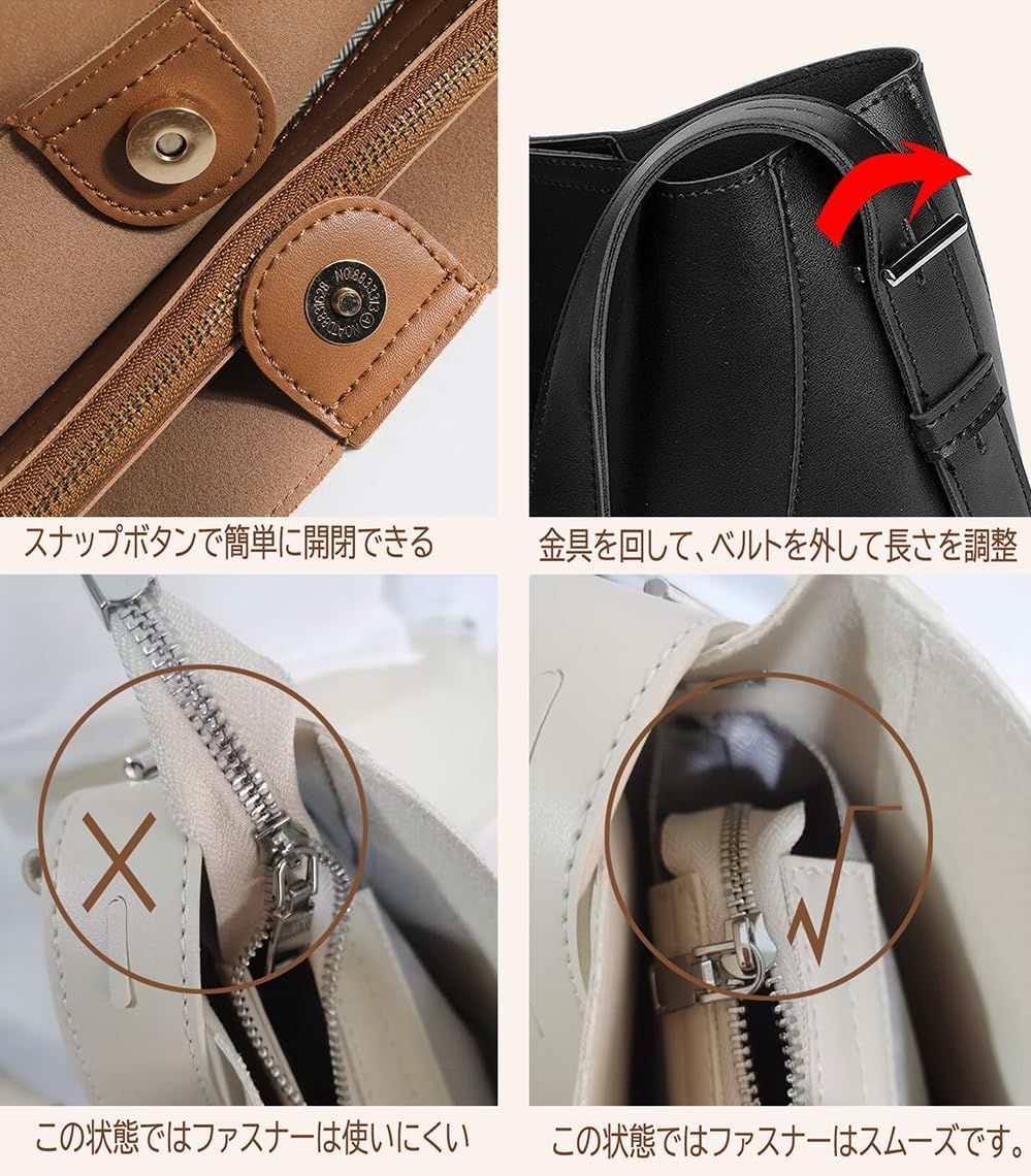 【人気商品】軽量 おしゃれ バケツバッグ PUレザー 通勤バッグ シンプル 斜めがけ カバン CC2311 肩掛け レディース ショルダーバッグ CC-MAX