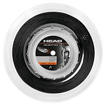100%新品，お買い得 HEAD Velocity テニスストリングリール 16g ブラック ガット