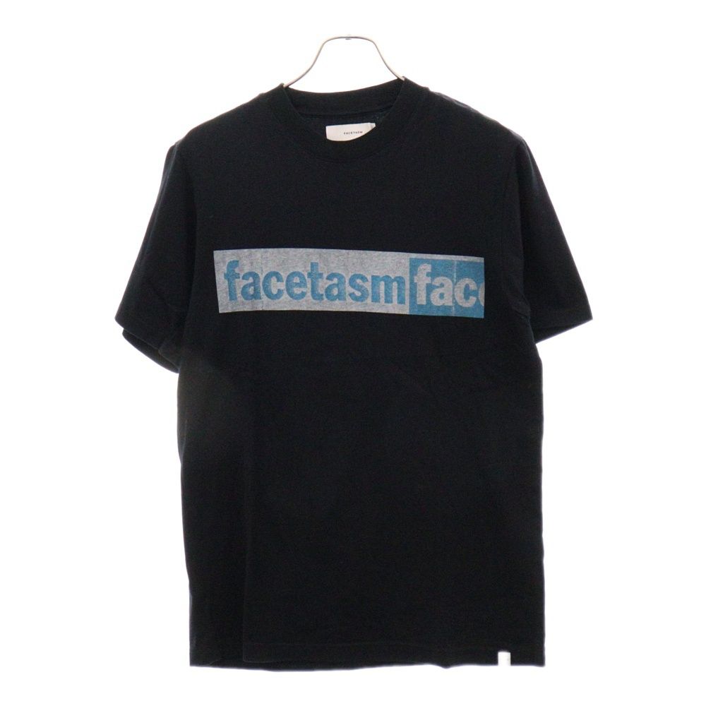 FACETASM (ファセッタズム) ボックスロゴプリント半袖Tシャツ ABH-TEE-U17 ブラック