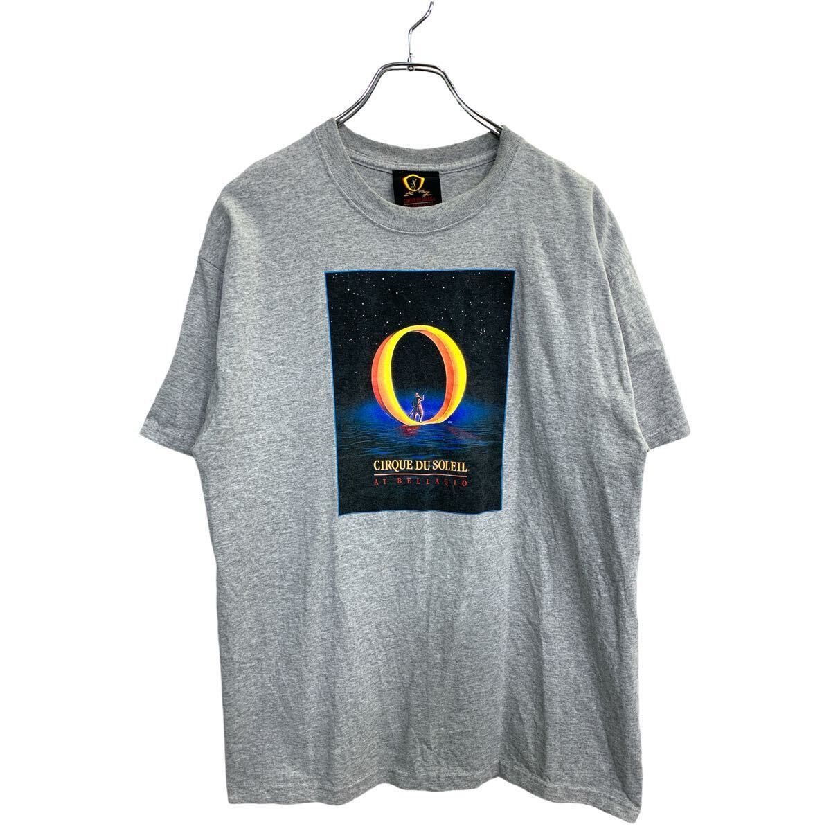 CIRQUE DU SOLEIL 半袖 プリント Tシャツ Lサイズ グレー 古着卸 アメリカ仕入 t2409-3319