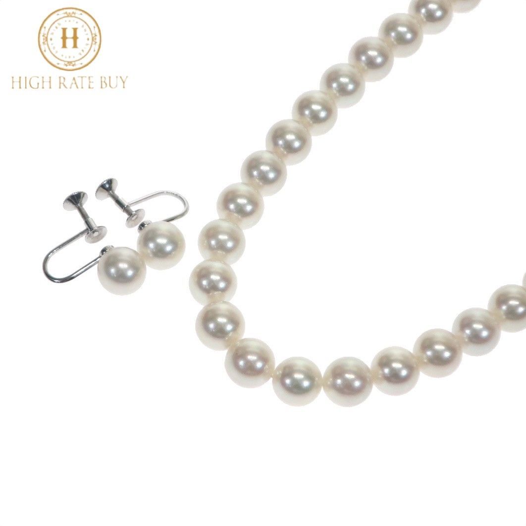 新品同様】MIKIMOTO ミキモト パールネックレス イヤリング セット