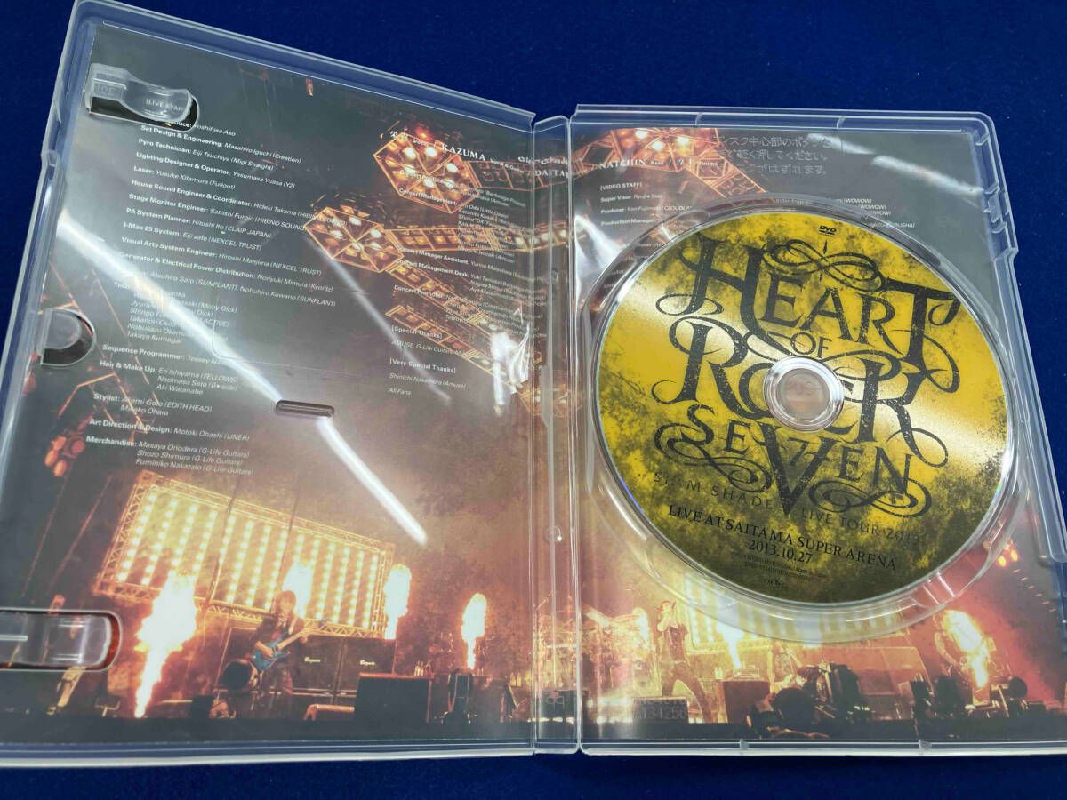DVD SIAM SHADE LIVE TOUR 2013 -HEART OF ROCK SEVEN LIVE AT