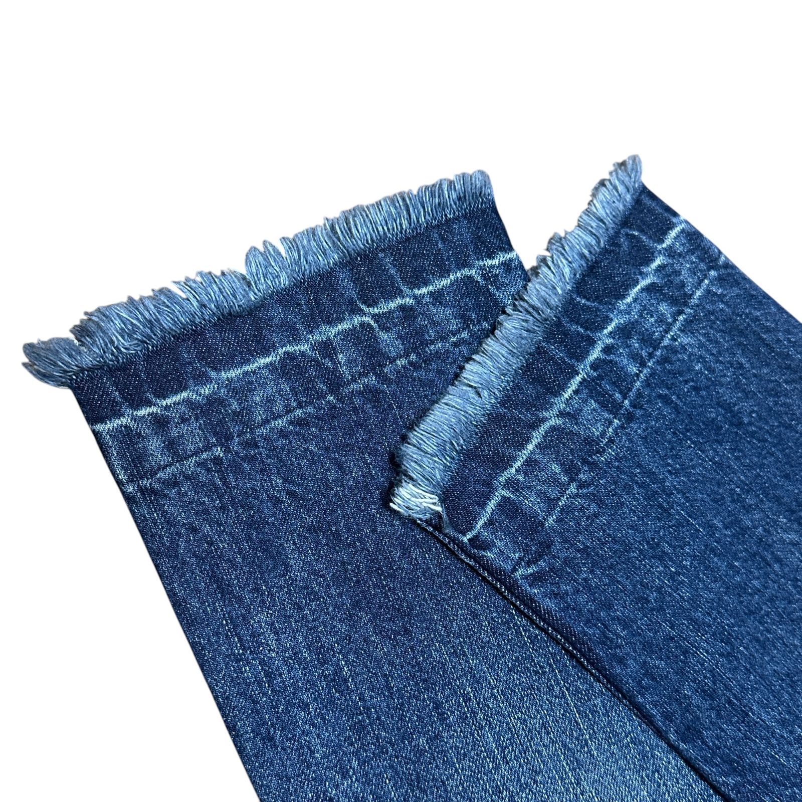 moussy マウジー＊新品未使用品 タグ付き フリンジ ショート デニム BLACK BY MOUSSY HUILA Fringe Denim クロップド ハイウエスト