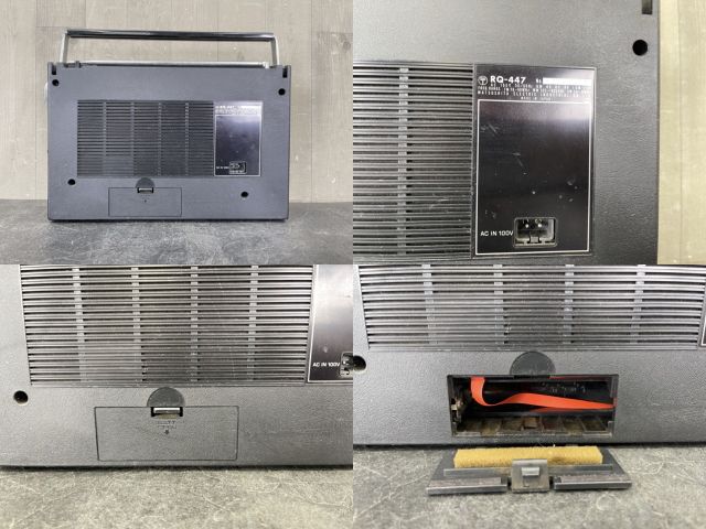 ビンテージラジカセ【】音出し確認済み ナショナル MAC RQ-447