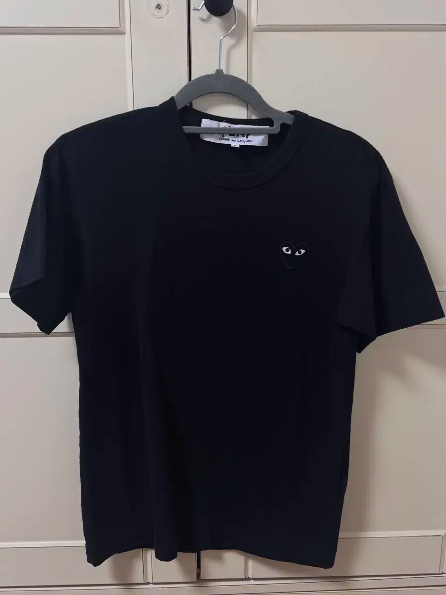 ★COMME des GARCONS★ブラックハート ワッペン 半袖シャツ 中古・古着通販】PLAY COMME des GARCONS (プレイ