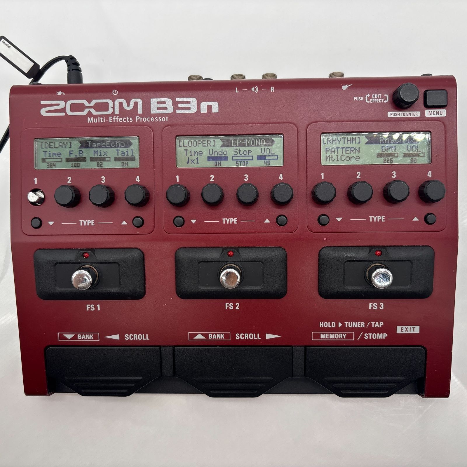 ZOOM ズーム ベース用マルチエフェクツ プロセッサー B3n