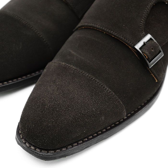 極美品】SCOTCH GRAIN ブラックスエード ドレスシューズ 24cm ドレス