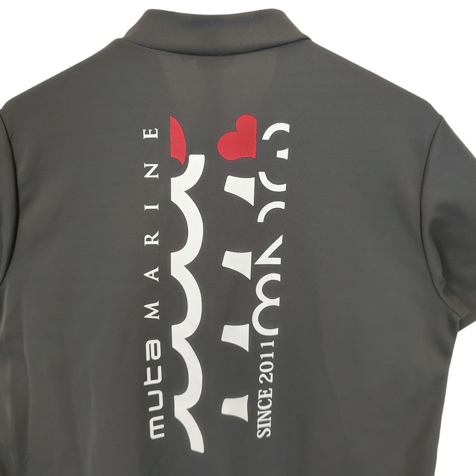 【新品】muta MARINE ムータマリン　ヘムリブ　メンズ　ゴルフ　シャツ WEB限定］ブリヂストンゴルフ × muta MARINE ヘムリブモック