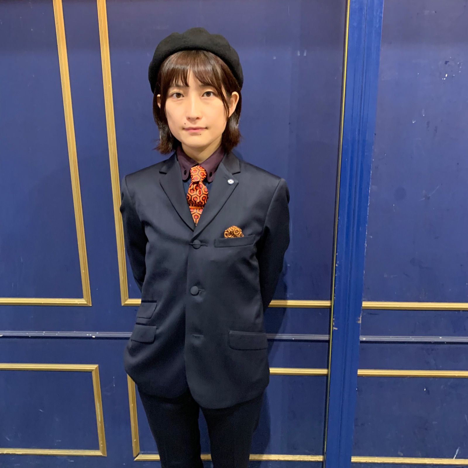 original john 3 BUTTONS JACKET & NARROW TROUSERS DARK NAVY モッズ