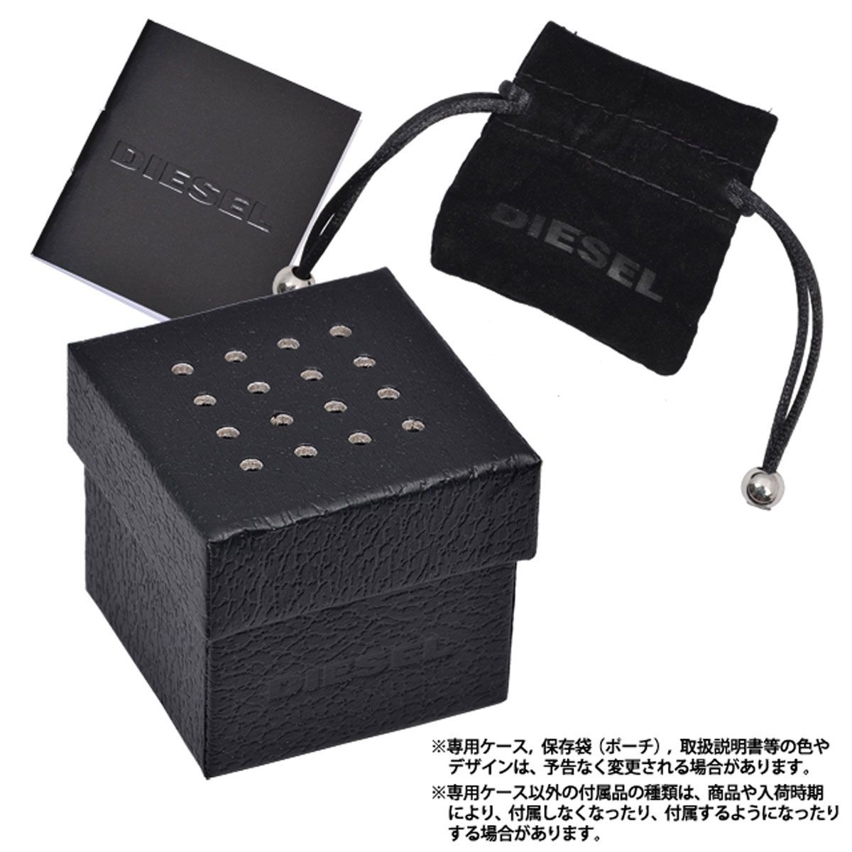 ディーゼル DIESEL アクセサリー DX0999040 ロゴ ステンレスプレート 