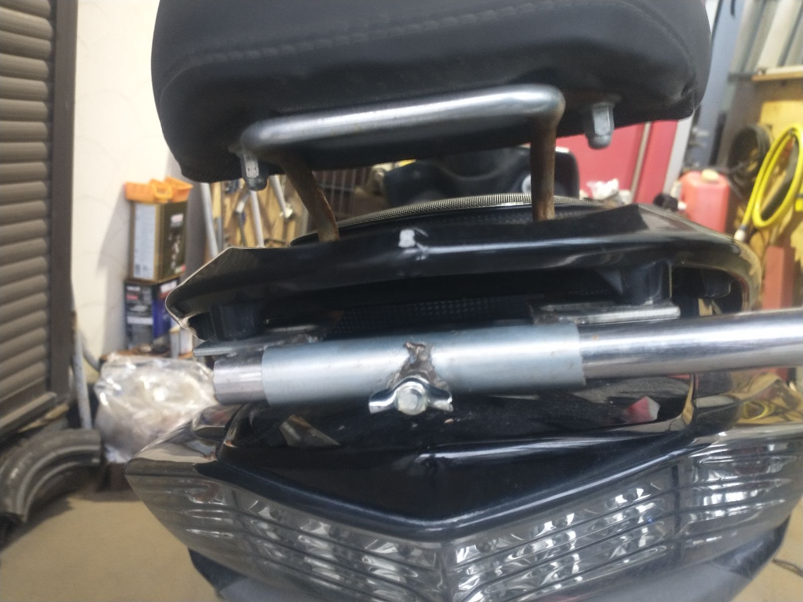 アドレスシグナスレッツDIOスクーター用サーフボードキャリア フロント