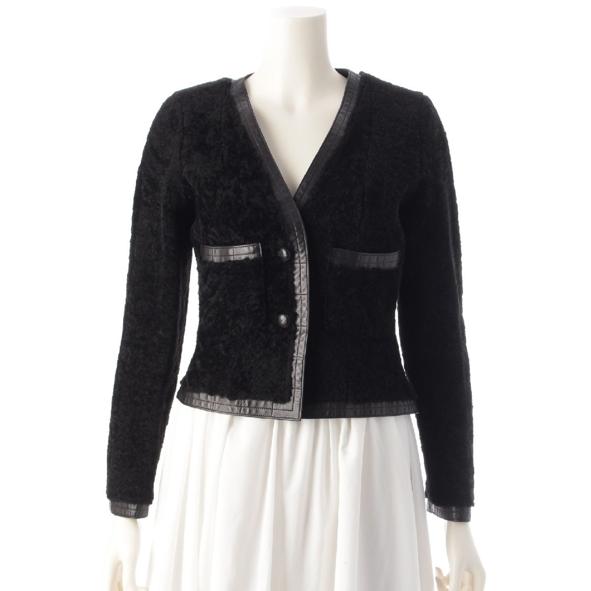 良品✨グレースコンチネンタル ラム フォックスファー✨ふんわり