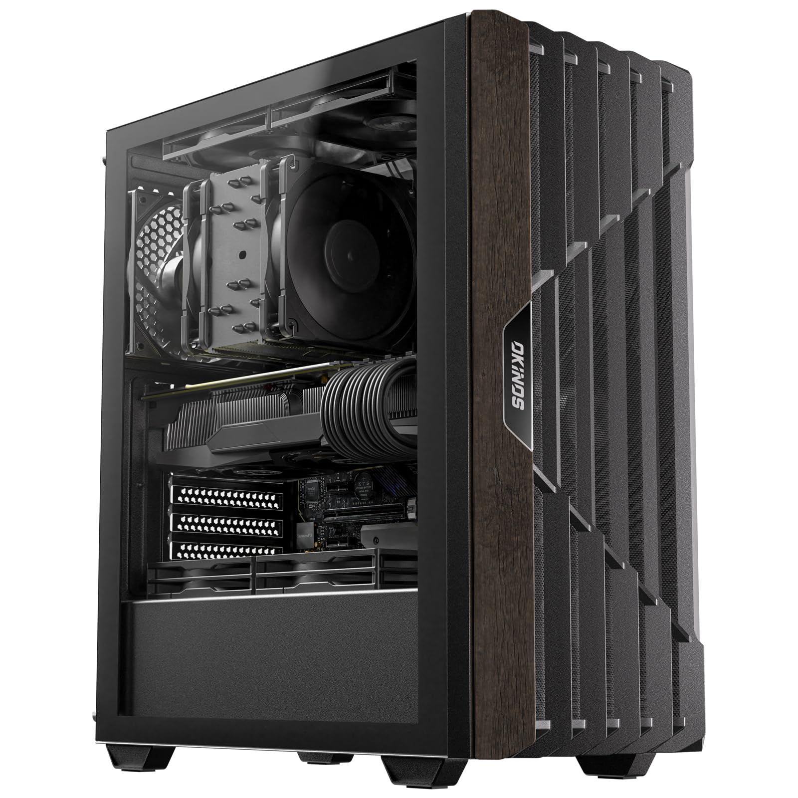 Okinos Cypress 5 AIR ATX対応ミドルタワーPCケース ブラック