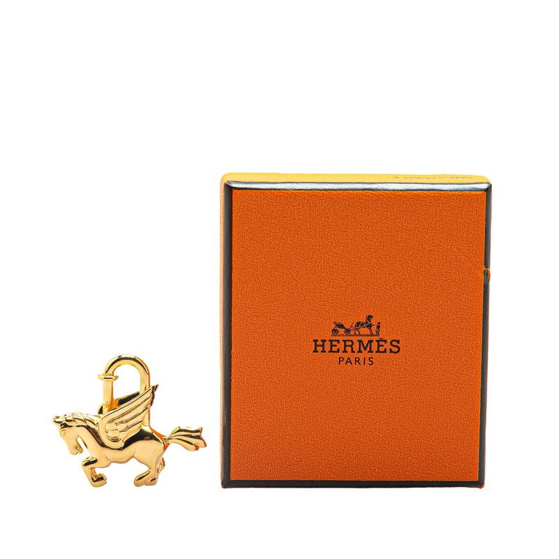 エルメス　カデナ　ペガサス　ゴールド　1993年 HERMES(エルメス) 1993年限定 pegasus Cadena Charm ペガサス