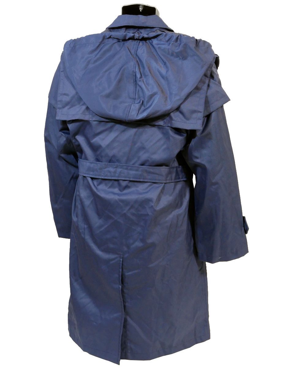 ルーマニア軍 レインコート ネイビーブルー やや