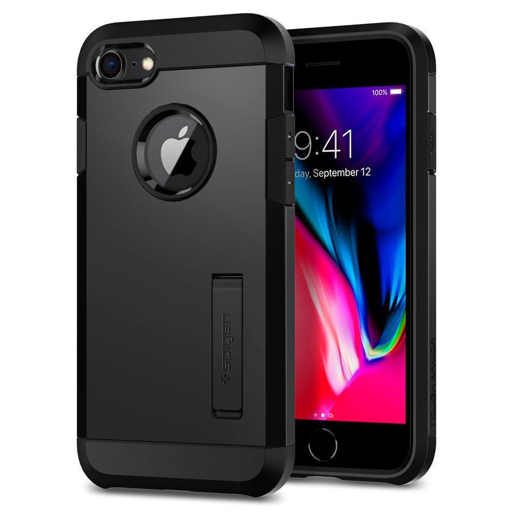 iPhone8 美品　spigenスマホケース付　アイフォン SPIGEN iPhone 8用ケース 未使用 - メルカリ