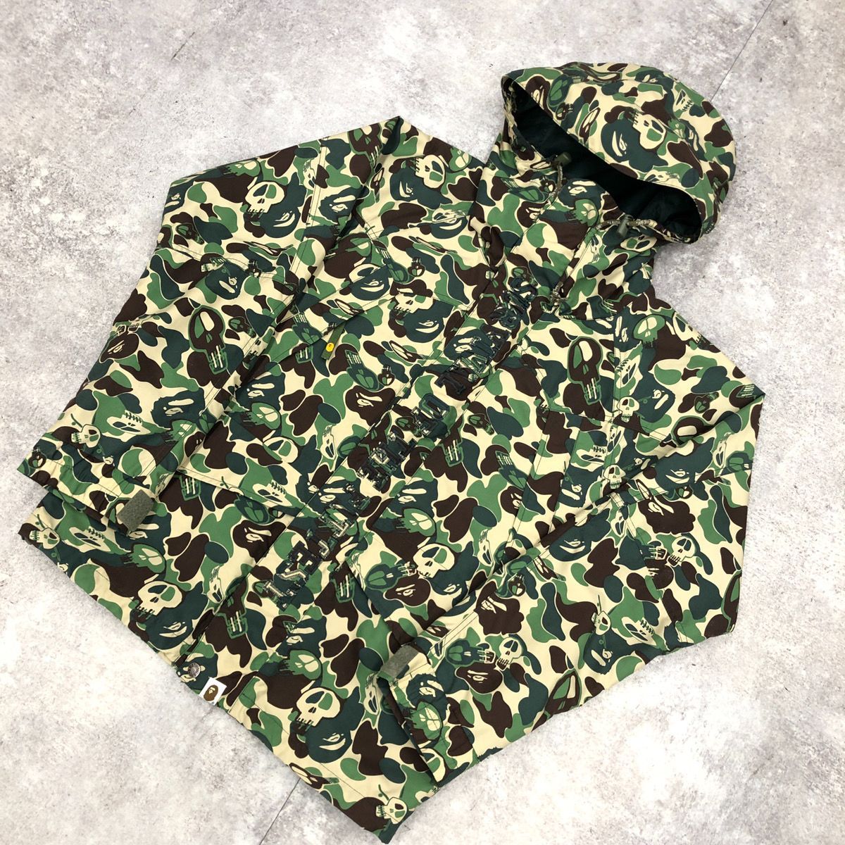 stussy a bathing ape スノボ ジャケット ナイロン パーカー - www