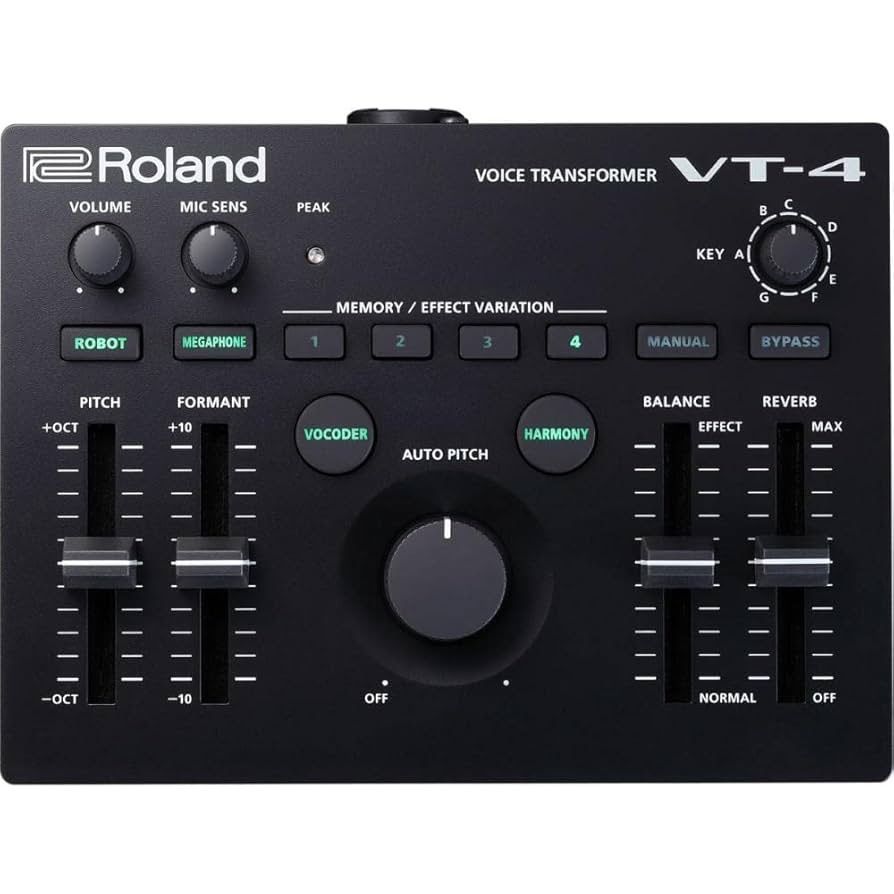 WJ18 Roland ローランド ボイストランスフォーマー VT-4 ボイスチェンジャー ボイスエフェクト ピッチコントロール ボーカル