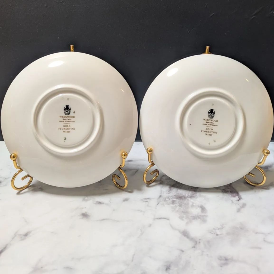 黒壺 ウェッジウッド フロレンティーン ゴールド カップ＆ソーサー