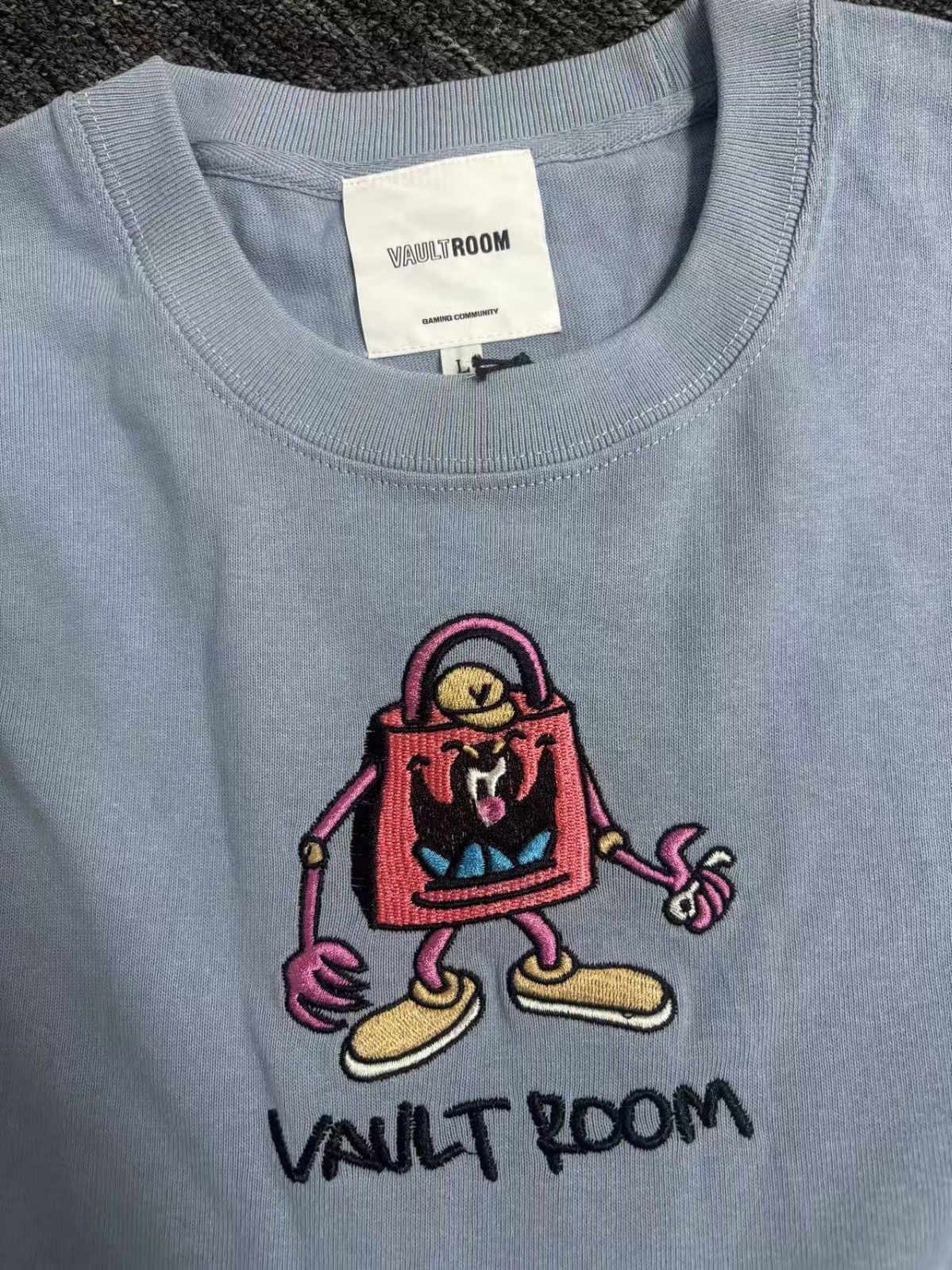 新品未開封 VAULTROOM (ボルトルーム) DEVIL TEE Tシャツ Blue