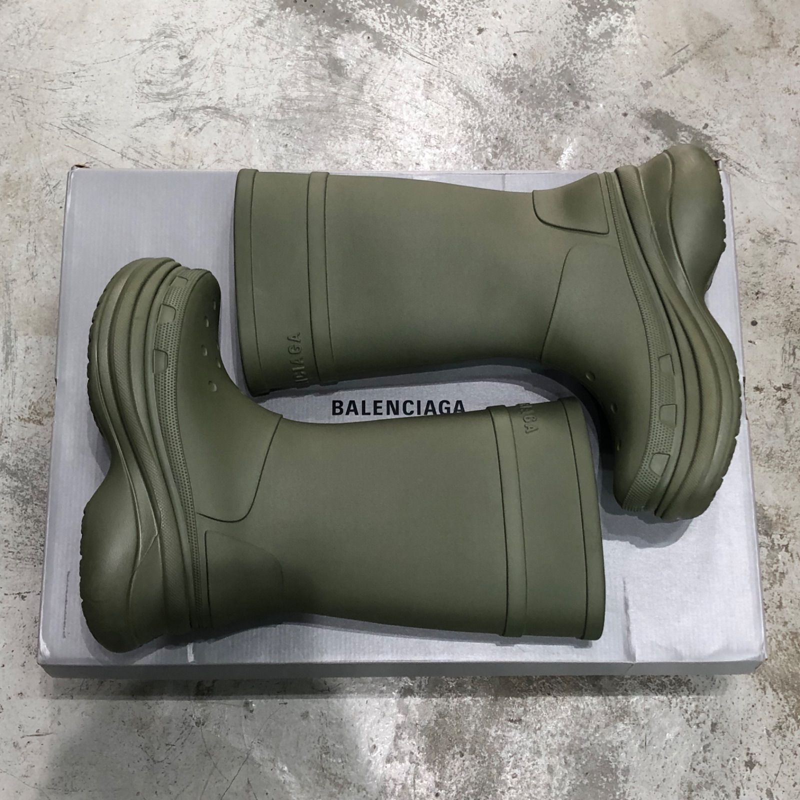Balenciaga x Crocs Clog Boot 2.0 'Army Green' クロッグブーツ