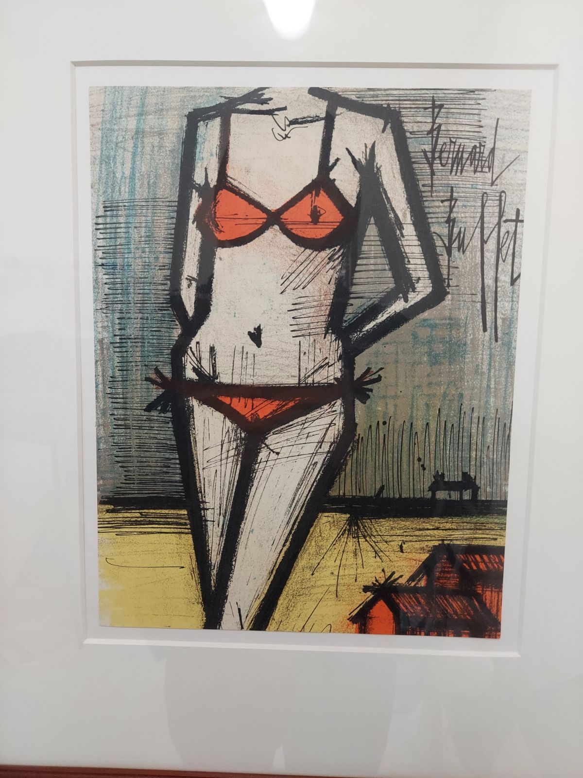 ベルナールビュッフェ 海水浴 ベルナール･ビュッフェ アート 絵画 リトグラフ