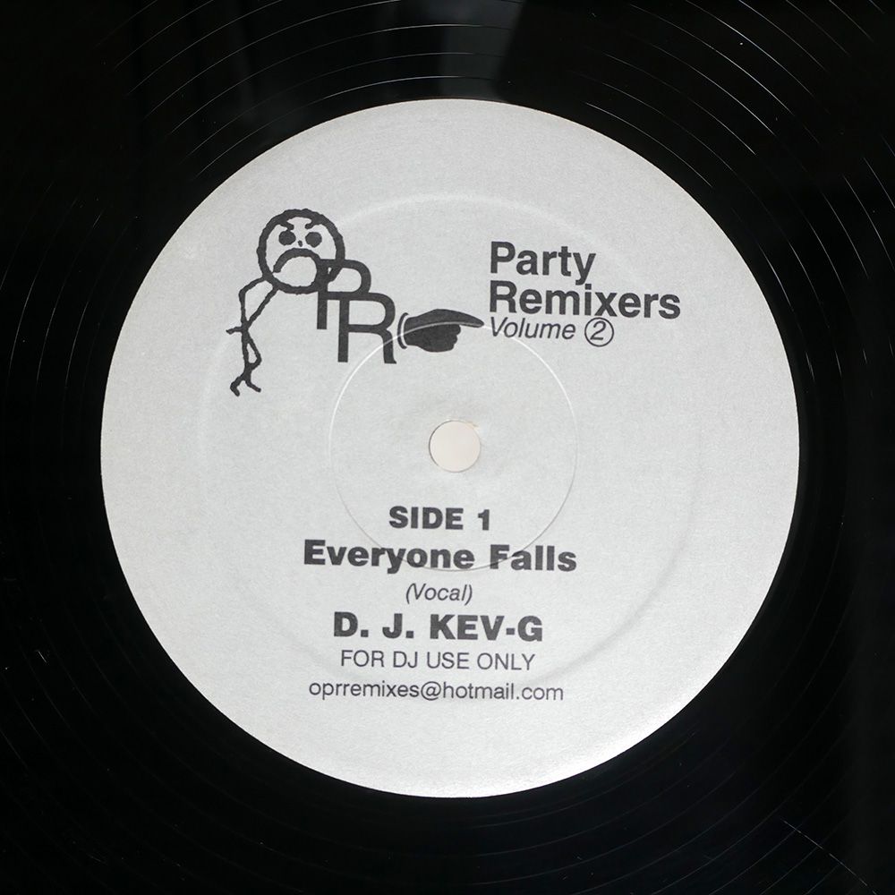 米 US盤 D.J. KEV-G/PARTY REMIXERS VOLUME2/PR NONE 12 - メルカリ
