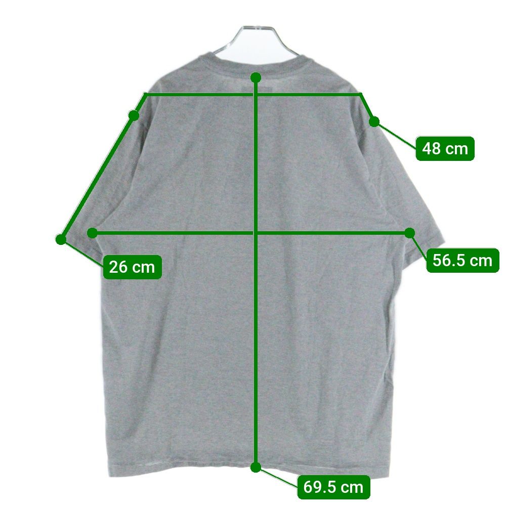 Supreme / 24SS/Bouquet S/S Top/Tシャツ/L/コットン/GRY SUPREME (シュプリーム) 24SS Bouquet S/S Top ブーケ ロゴプリント