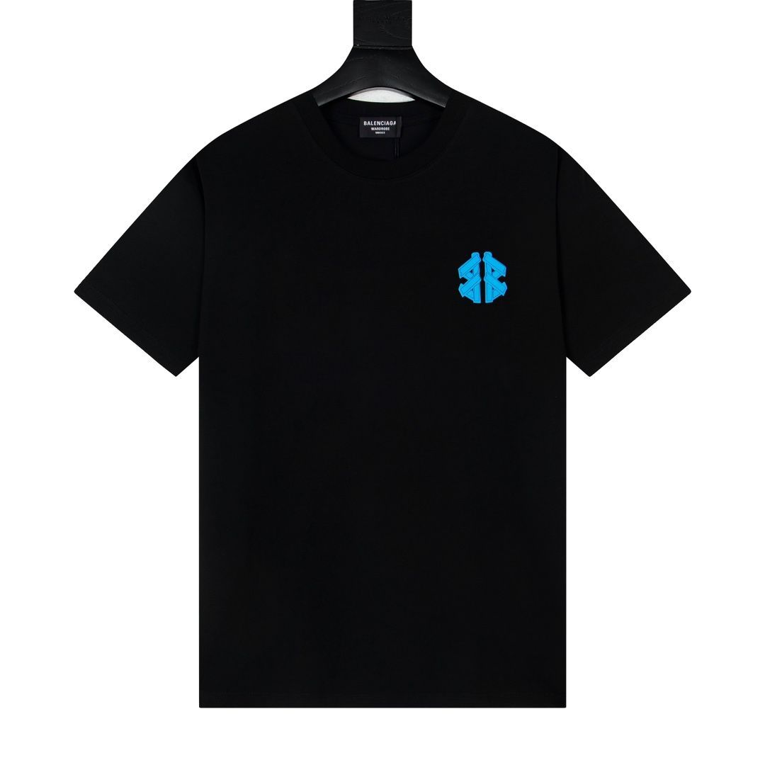BALENCIAGA ロゴ プリント 半袖Tシャツ エクリュ BALENCIAGA ロゴ プリント 半袖Tシャツ エクリュ (BALENCIAGA/T