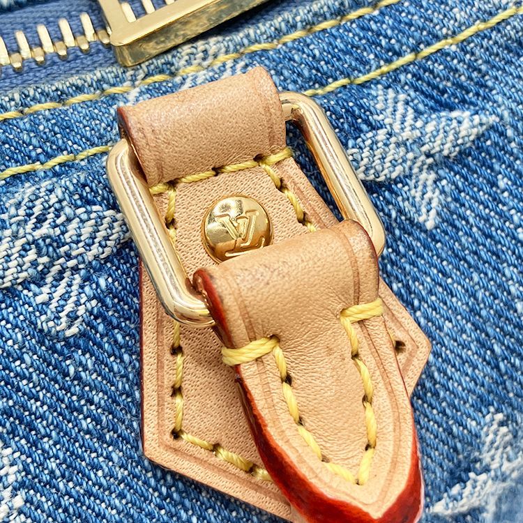 LOUISVUITTON ルイヴィトン モノグラム デニム ナノ・スピーディ